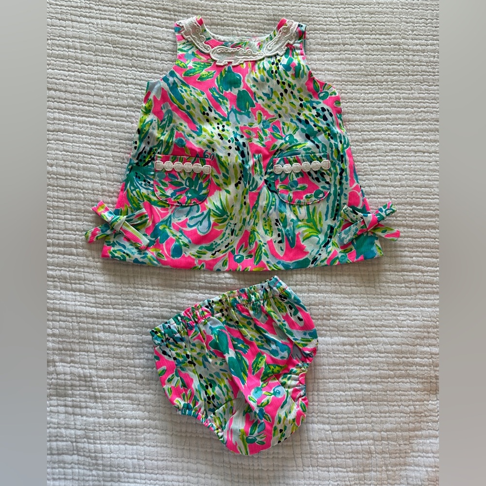 Lilly Pulitzer Baby Dress with Bloomers